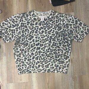 Sincerely Jules Leopard Print Tunic - Black and Cream